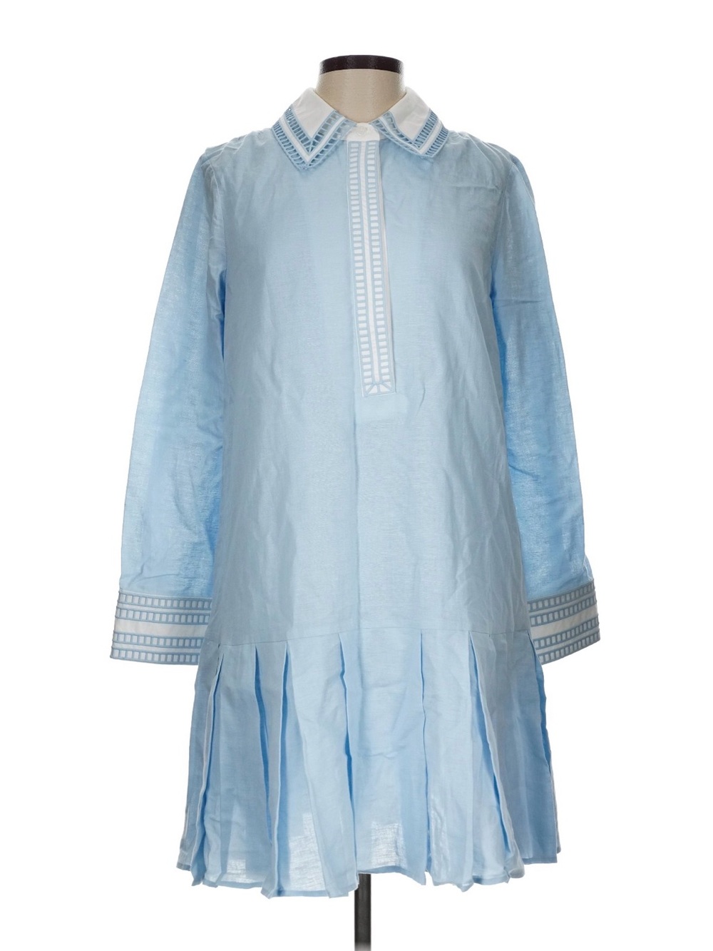 Tuckernuck Light Blue Pleated Dress